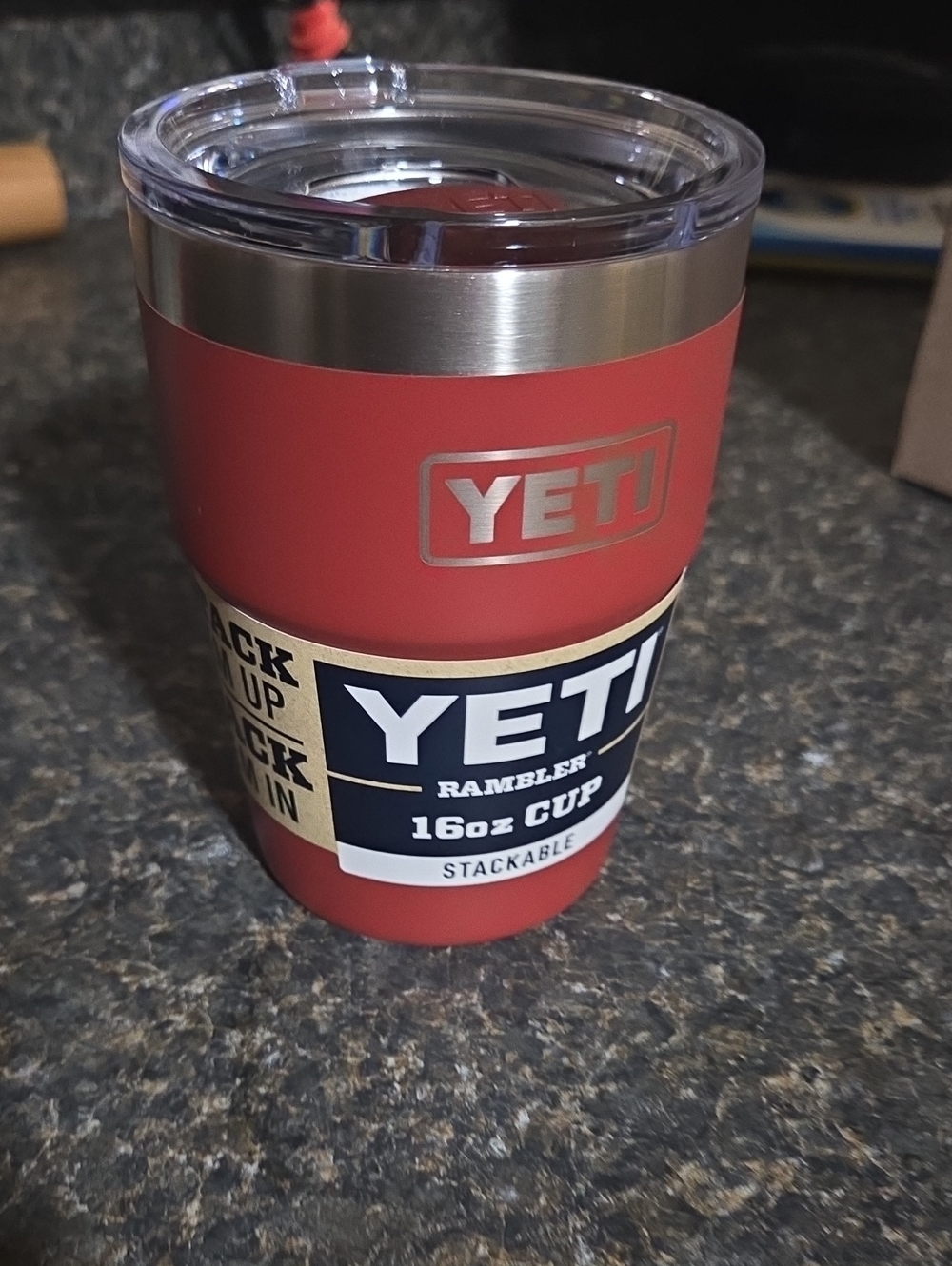YETI Rambler 16oz Stackable Cup - Maroon